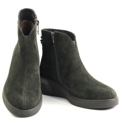 Fiore Fino Ghete dama piele naturala 2712035 verde velur ID5760-VRDV