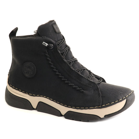 Rieker Ghete dama piele ecologica 45912 00  negru ID5765-NG