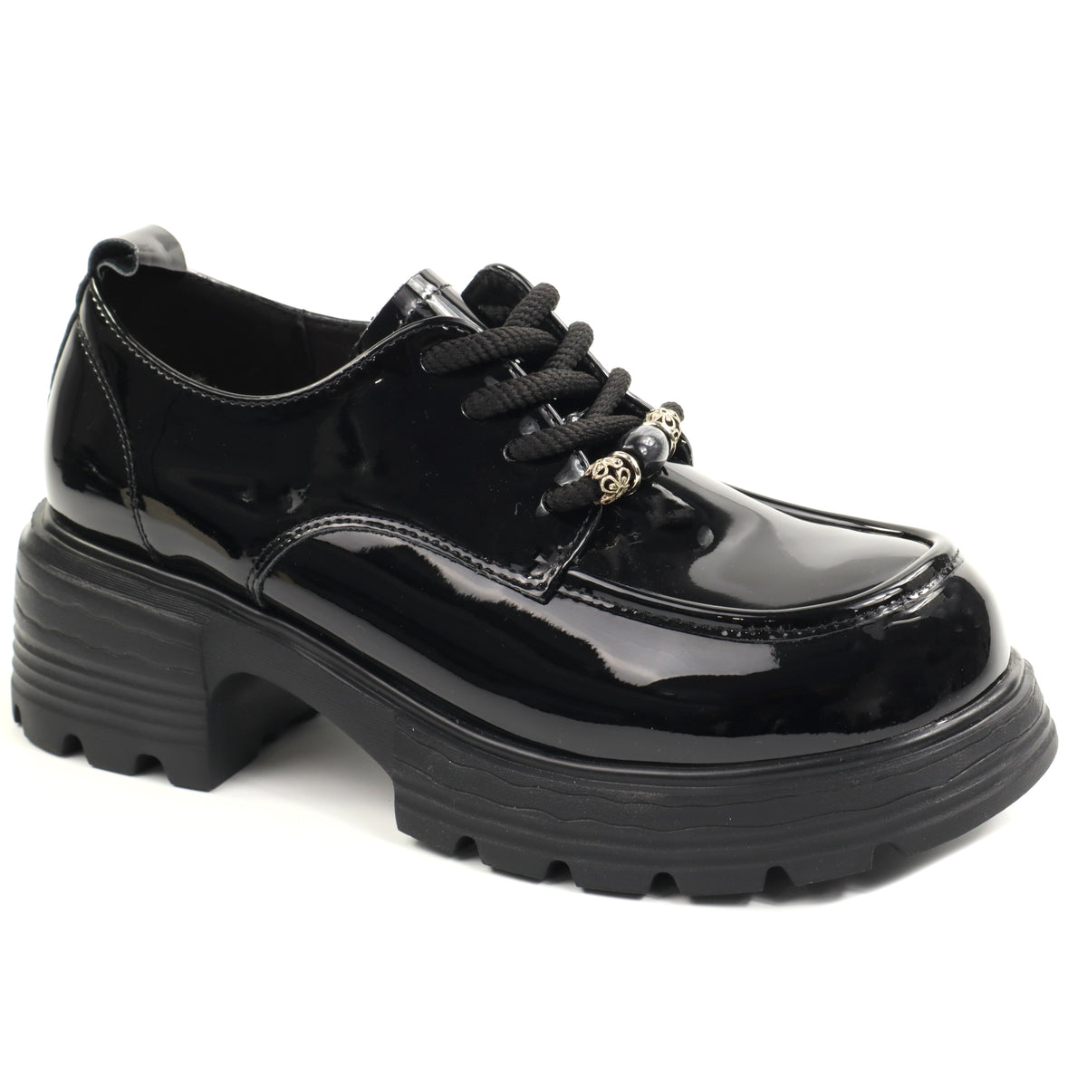 Pass Collection Pantofi dama piele naturala 1MA90002A 01 L negru lac ID5766-NGL