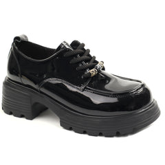 Pass Collection Pantofi dama piele naturala 1MA90002A 01 L negru lac ID5766-NGL