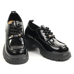 Pass Collection Pantofi dama piele naturala 1MA90002A 01 L negru lac ID5766-NGL