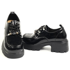 Pass Collection Pantofi dama piele naturala 1MA90002A 01 L negru lac ID5766-NGL