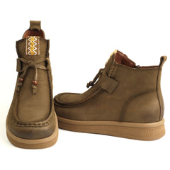 Formazione Ghete dama piele naturala 5782 verde velur ID5767-VRDV