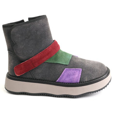 Franco Gerardo Ghete dama piele naturala 5563S gri multicolor ID5768-GRML