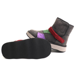 Franco Gerardo Ghete dama piele naturala 5563S gri multicolor ID5768-GRML