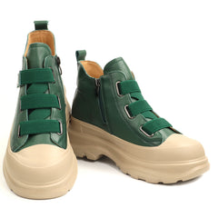 Franco Gerardo Ghete dama piele naturala 66082 verde ID5778-VRD