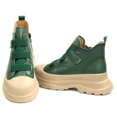 Franco Gerardo Ghete dama piele naturala 66082 verde ID5778-VRD