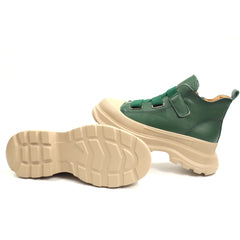 Franco Gerardo Ghete dama piele naturala 66082 verde ID5778-VRD