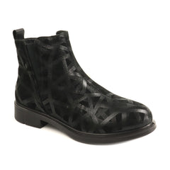 Pass Collection Ghete dama piele naturala 1M590017A O7 I negru print ID5779-NGPR