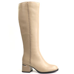 Fiore Fino Cizme dama piele naturala 2709003 bej ID5780-BEJ