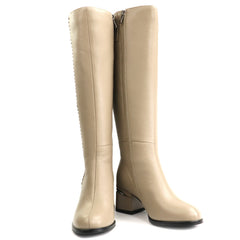 Fiore Fino Cizme dama piele naturala 2709003 bej ID5780-BEJ