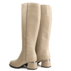 Fiore Fino Cizme dama piele naturala 2709003 bej ID5780-BEJ