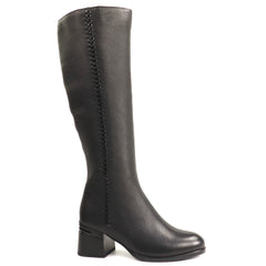 Fiore Fino Cizme dama piele naturala 2709003 negru ID5780-NG