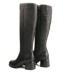 Fiore Fino Cizme dama piele naturala 2709003 negru ID5780-NG