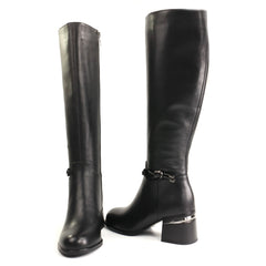 Fiore Fino Cizme dama piele naturala 2709039 negru ID5781-NG