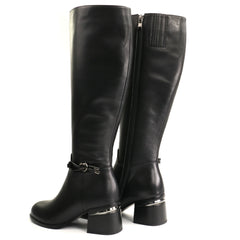 Fiore Fino Cizme dama piele naturala 2709039 negru ID5781-NG