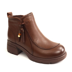 Formazione Ghete dama piele naturala 25808 maro ID5782-MARO