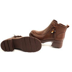 Formazione Ghete dama piele naturala 25808 maro ID5782-MARO