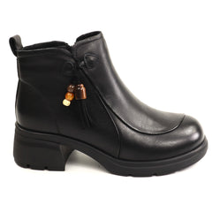 Formazione Ghete dama piele naturala 25808 negru ID5782-NG