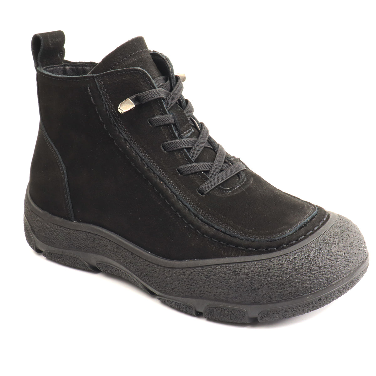Formazione Ghete dama piele naturala 9517 negru nubuk ID5783-NGN