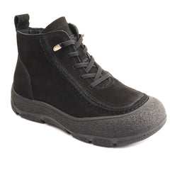 Formazione Ghete dama piele naturala 9517 negru nubuk ID5783-NGN