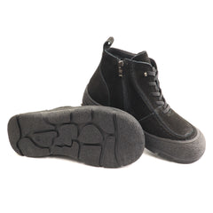 Formazione Ghete dama piele naturala 9517 negru nubuk ID5783-NGN