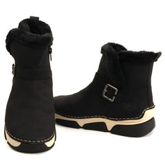 Rieker Ghete dama piele ecologica 45966 01 negru ID5787-NG