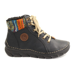 Rieker Ghete dama piele ecologica 55040 00 negru ID5789-NG