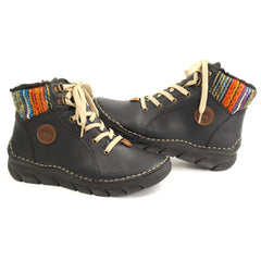 Rieker Ghete dama piele ecologica 55040 00 negru ID5789-NG