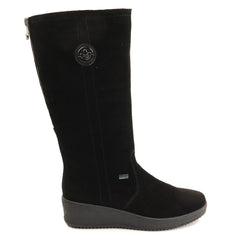 Rieker Cizme dama piele naturala Y4470 00 negru velur ID5790-NGV