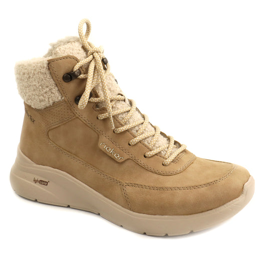 Rieker Ghete dama piele ecologica M8510 60 bej ID5792-BEJ