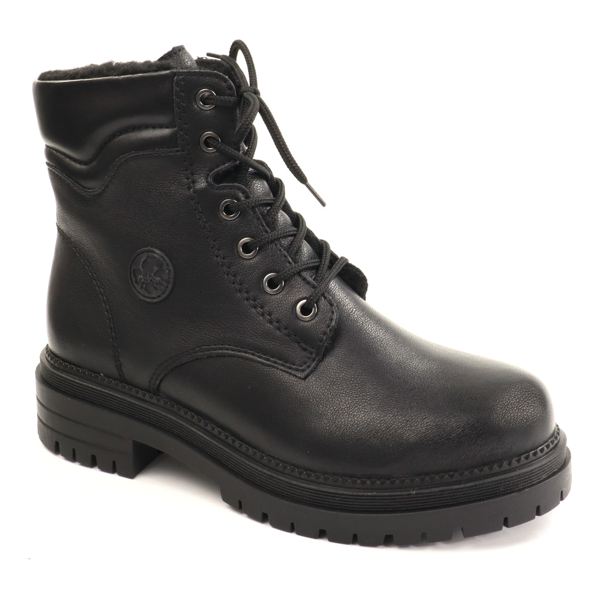 Rieker Ghete dama piele naturala si piele ecologica Y3103 00 negru ID5793-NG