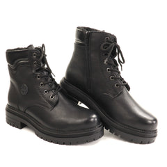 Rieker Ghete dama piele naturala si piele ecologica Y3103 00 negru ID5793-NG