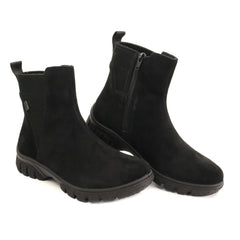 Rieker Ghete dama piele naturala Z7269 00 negru velur ID5796-NGV