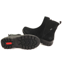 Rieker Ghete dama piele naturala Z7269 00 negru velur ID5796-NGV