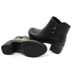 Anna Viotti Ghete dama piele naturala D111 1E02580 6 negru ID5807-NG