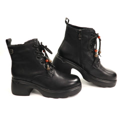 Anna Viotti Ghete dama piele naturala D111 5F83907 1 negru ID5808-NG