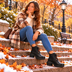 Anna Viotti Ghete dama piele naturala D111 5F83907 1 negru ID5808-NG