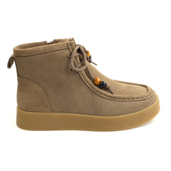 Anna Viotti Ghete dama piele naturala D111 SD5231 bej velur ID5810-BJV