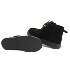 Anna Viotti Ghete dama piele naturala D111 SD5231 negru velur ID5810-NGV