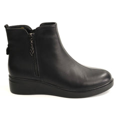 Anna Viotti Ghete dama piele naturala D111 E29602 1 negru ID5812-NG