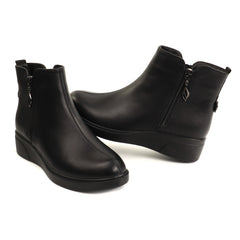 Anna Viotti Ghete dama piele naturala D111 E29602 1 negru ID5812-NG