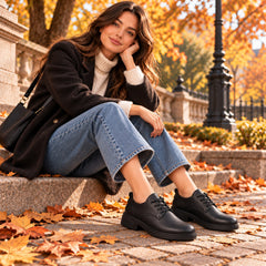 Anna Viotti Pantofi dama piele naturala D111 6190 negru ID5813-NG