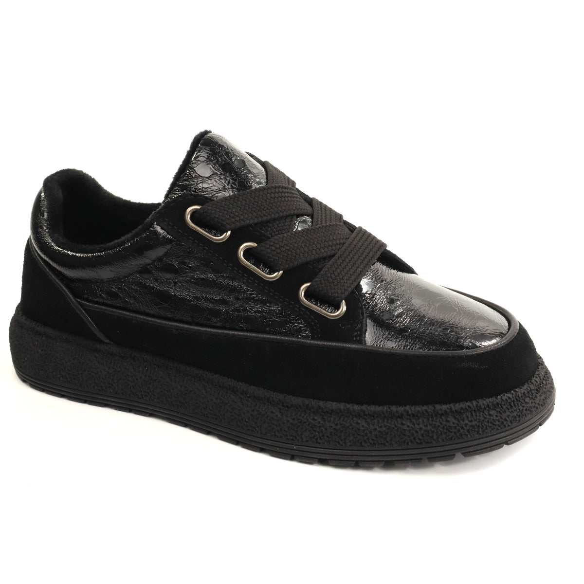 Karisma Pantofi dama piele naturala 1WC90010A 01 L negru lac ID5814-NGL