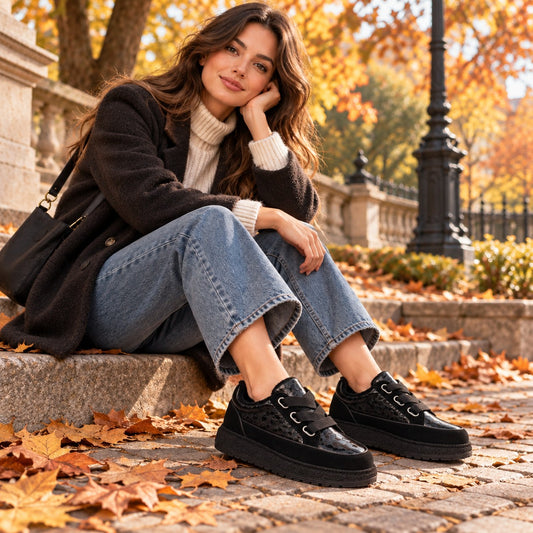 Karisma Pantofi dama piele naturala 1WC90010A 01 L negru lac ID5814-NGL