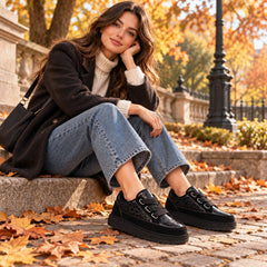 Karisma Pantofi dama piele naturala 1WC90010A 01 L negru lac ID5814-NGL