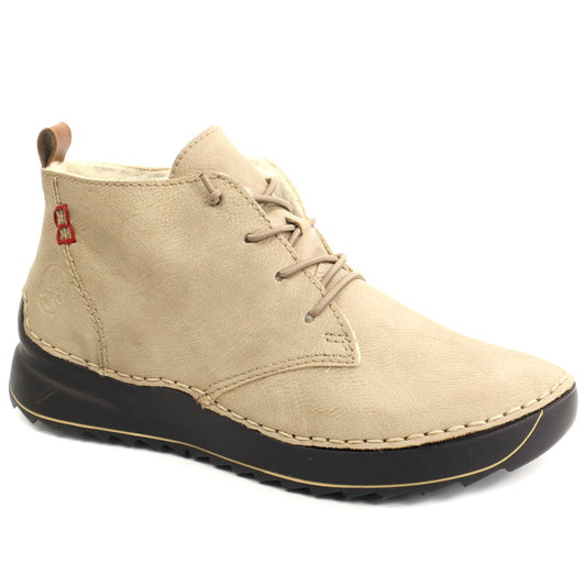 Rieker Ghete dama piele ecologica 51510 60 bej ID5817-BEJ