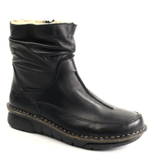 Rieker Ghete dama piele ecologica si piele naturala 73366 01 negru ID5821-NG
