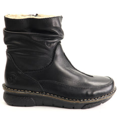 Rieker Ghete dama piele ecologica si piele naturala 73366 01 negru ID5821-NG