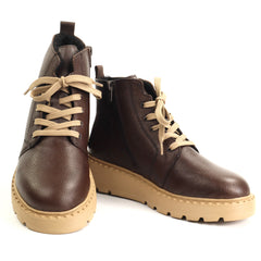 Rieker Ghete dama piele naturala 70405 25 maro ID5823-MARO